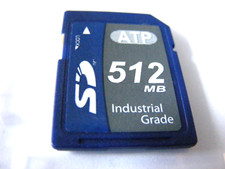 512MB Secure Digital Card Industrial Grade ( 512 MB SD Karte )  ATP Neu