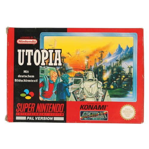 Utopia super nintendo snes - super,