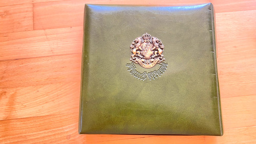Leder gebundenes album - leder,