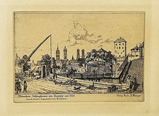 München Isartor Schlagbaum