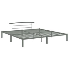 Bettgestell Grau Metall