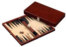 Backgammon Holz Reisespiel