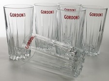 6 x Gordons Gin Glas