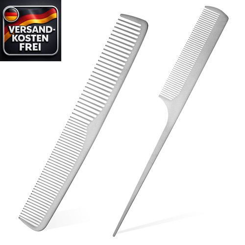 Edelstahl friseurkämme set - edelstahl,