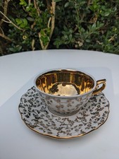 RS Germany Hutschenreuther Arzb Mokkaservice Kaffeeservice Blumen mit Vergoldung