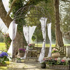 Pavillon Metall rund