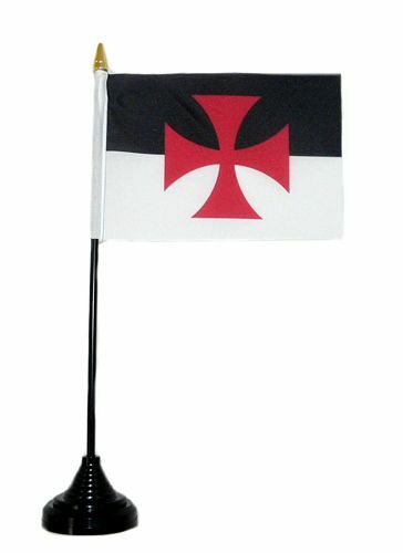 Tischfahne kreuzritter templer - kreuzritter,