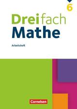 Dreifach Mathe 6. Schuljahr - Arbeitsheft mit Lösungen | Buch | 9783060436262