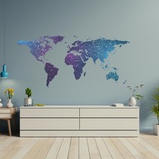 Wandtattoo Weltkarte Global