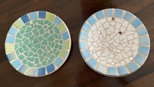 2 dekorative Teller / Schalen * Kunsthandwerk * Handarbeit * Deko * mediterran