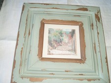 Bilderrahmen Shabby Chic quadratisch Aufstellen und Aufhängen