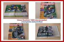 Voxan Roadster 1000 Literaturpaket - 2 komplette Zeitschriften