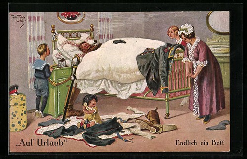Künstler arthur thiele - künstler-ak,