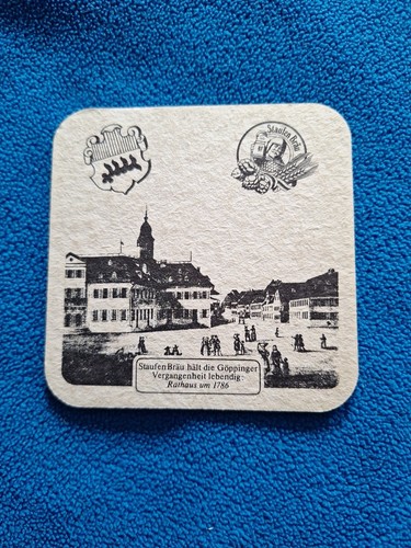 Bierdeckel rathaus göppingen - bierdeckel,