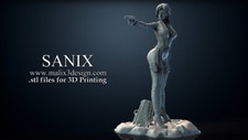 Printed resin black - printed,
