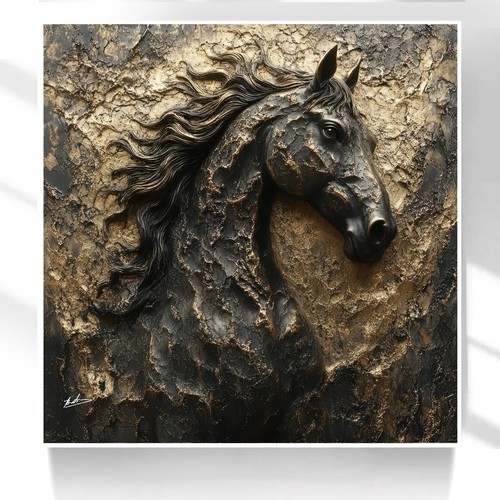 Leinwand bild pferd - leinwand,