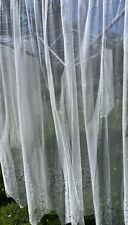 Gardine - Stores - Vintage 80er Jahre - Breite 270 cm x 165 cm