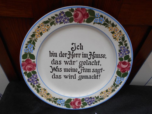 Rose spruchteller - rose,