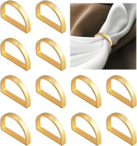 Serviettenringe gold 12 - gold,,