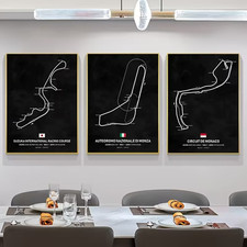 3er Leinwanddruck Set