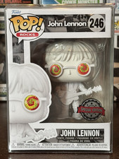 Funko Pop Figur Rocks John Lennon 246 The Beatles Psychedelic Mit Protektor
