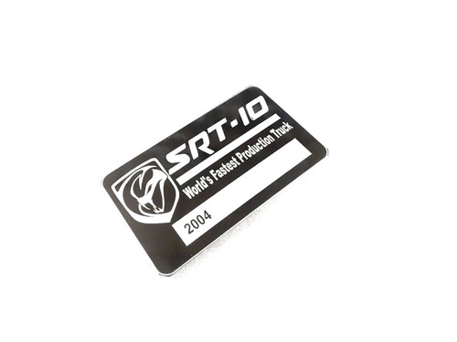 Datenschild passt dodge - 2x, zu