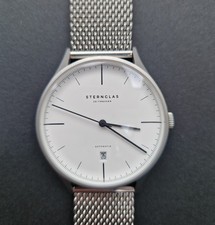 Sternglas Asthet - Ultraflache Bauhaus Automatikuhr - 40 mm - Millanaise-Band