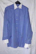 Business Herren Hemd Langarm mittelblau Gr. 45 Marke Sachs Art Primus