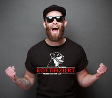 Rottweiler T-Shirt ROTTIFIZIERT Rotti infiziert Hunde Hund Siviwonder Hundemotiv