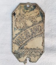 AUSWÄHLEN aus Steuerkopfschild Fahrrad Emblem alt Typenschild