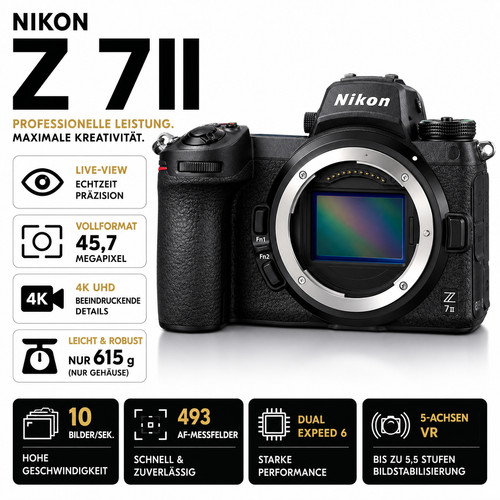 Nikon 7ii body 0 - nikon, z