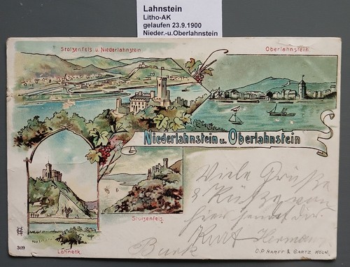 Lahnstein litho gelaufen - lahnstein,