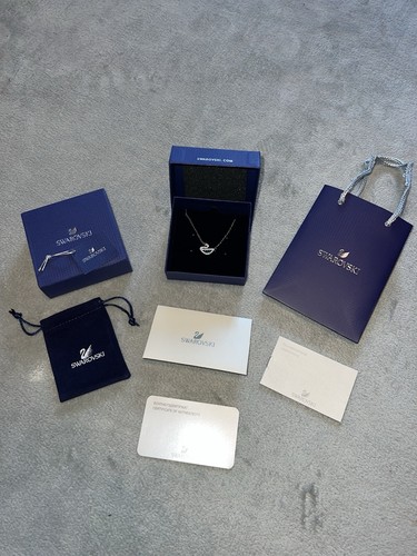Swarovski schwan halskette - schwan,
