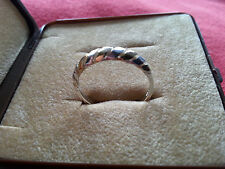 Ring bi-color in Sterling-Silber 925/000