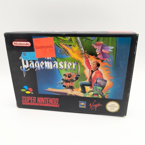 The pagemaster snes super - pagemaster,
