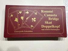 Kartenspiel-Set – Rommé, Canasta, Bridge, Skat, Doppelkopf 2 vollständige Decks