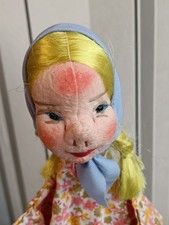 Dresdner Künstlerpuppe Handpuppe Mädchen 