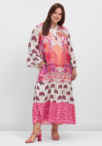 Kleid rosa sheego damen - kleid, 44