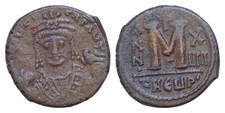 Maurice Tiberius, AE, Follis, 27mm 9,8g Theoupolis (Antiochia) 582-602 n. Chr.