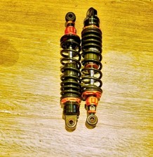 VOPO Einstellbare Stoßdämpfer SUZUKI LS650 SAVAGE Chopper BOBBER Custom Dämpfer