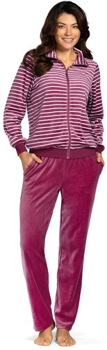 Damen hausanzug nicki - hausanzug,