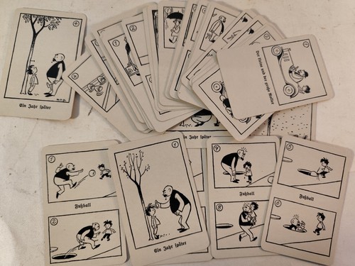 Altes kartenspiel vater und - kartenspiel,
