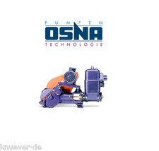 OSNA Getriebepumpe Kolbenpumpe LG 200 / 4 bar mit Zubehörpaket ohne Motor NEU