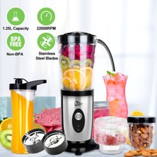 9in1 Multifunktion Standmixer Edelstahl Elektrischer Smoothie Maker Entsafter