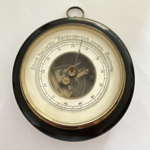 Antikes rundes barometer - antikes,