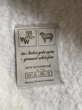 Hochwertige Schurwolldecke
