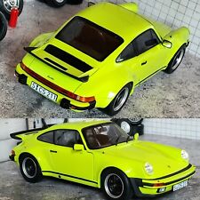 1:18 Porsche 911 3.0 930 Turbo 1976 LIGHT GREEN NOREV  TIEFERLEGUNG 