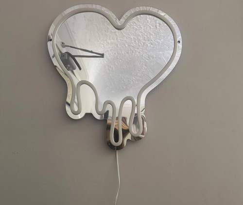 Led neon wandlampe herzform - neon,