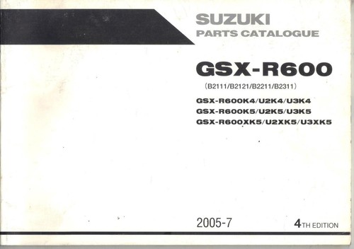Suzuki gsxr600 - suzuki, k4,gsxr600