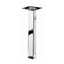 Hettich Tischbein, eckig, 200 x 25 x 25 mm, Stahl verchromt, B-Ware Folie defekt